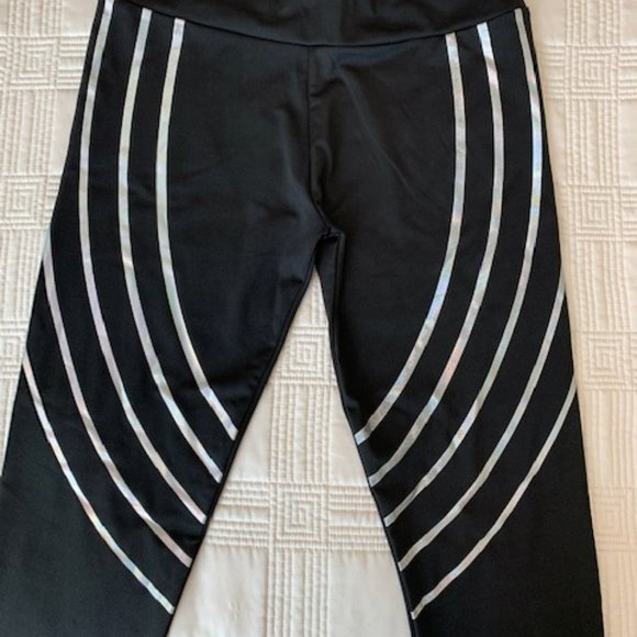 New Without Tags FITTOO Reflective Workout Leggings/High Waisted Yoga Pants - Picture 7 of 11